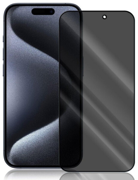 Numerva Schutzfolie Panzer Folie Echt Glas Folie für Apple iPhone 15 Pro, (1x Schutzfolie 2x Reinigungstücher), Anti Spy