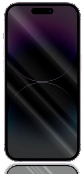 Numerva Schutzfolie Panzer Folie Echt Glas Folie für iPhone 14 Pro Max, (1x Schutzfolie 2x Reinigungstücher), Anti Spy, Bild 2