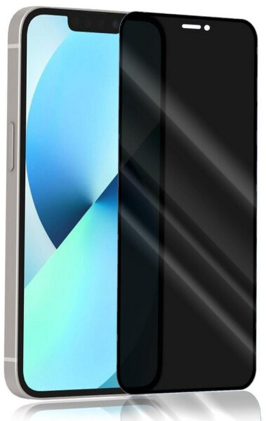 Numerva Schutzfolie Panzer Folie Echt Glas Folie für iPhone 14 Pro Max, (1x Schutzfolie 2x Reinigungstücher), Anti Spy, Bild 4
