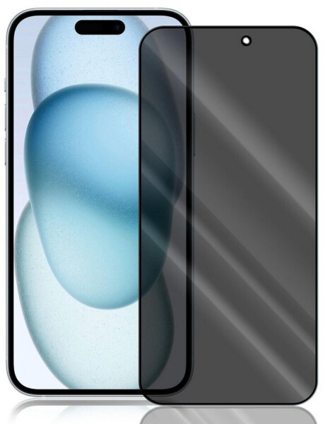 Numerva Schutzfolie Panzer Folie Echt Glas Folie für Apple iPhone 15 Plus, (1x Schutzfolie 2x Reinigungstücher), Anti Spy