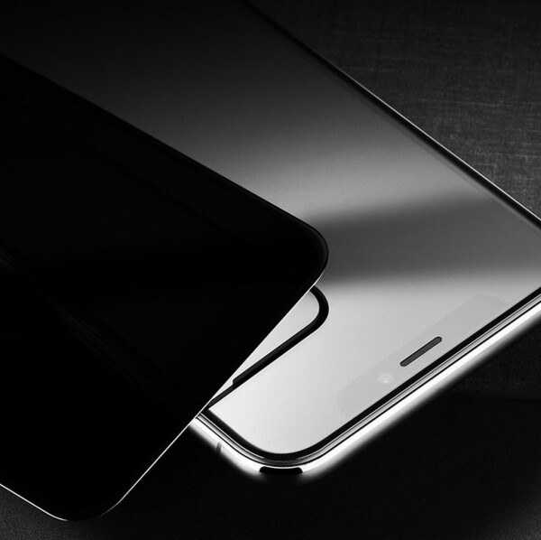 Numerva Schutzfolie Panzer Folie Echt Glas Folie für Apple iPhone 16 Pro, (1x Schutzfolie 2x Reinigungstücher), Anti Spy, Bild 5