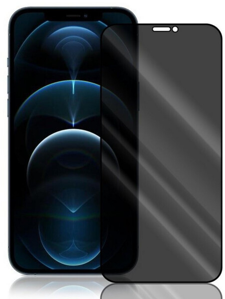 Numerva Schutzfolie Panzer Folie für Apple iPhone 12 Pro Max Echt Glas Folie, (1x Schutzfolie 2x Reinigungstücher), Anti Spy