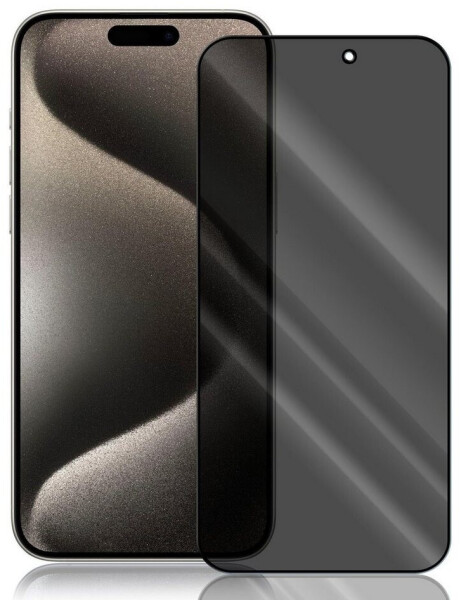 Numerva Schutzfolie Panzer Folie Echt Glas Folie für Apple iPhone 15 Pro Max, (1x Schutzfolie 2x Reinigungstücher), Anti Spy