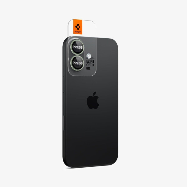 Spigen Glas.tR EZ Fit Optik Pro 2-Pack iPhone 17 / 16 Plus / 16 Green/Black, Bild 15