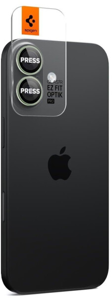 Spigen Glas.tR EZ Fit Optik Pro 2-Pack iPhone 17 / 16 Plus / 16 Green/Black, Bild 6