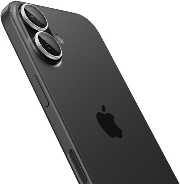 Spigen Glas.tR EZ Fit Optik Pro 2-Pack iPhone 17 / 16 Plus / 16 Silver/Black, Bild 9