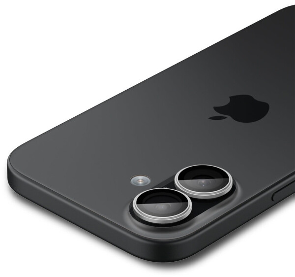 Spigen Glas.tR EZ Fit Optik Pro 2-Pack iPhone 17 / 16 Plus / 16 Silver/Black, Bild 10