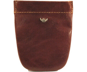 Portachiavi In Pelle Golden Head Colorado Classic – Chiusura Lampo, Colore Tobacco, Regalo Uomo Donna