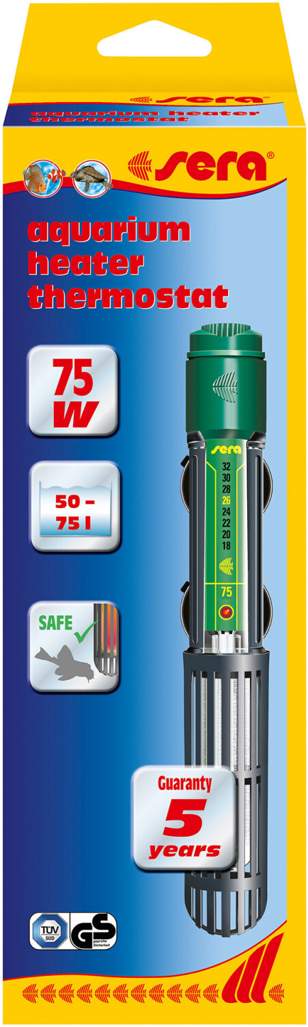 sera Thermoplongeur pour aquarium 75 W