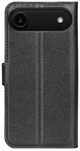 Wigento Smartphone-Hülle Für Apple iPhone 17 Air Kunstleder Wallet Hülle Schwarz + 9H Hart Glas, Produktset Kunst-Leder Tasche + H9 Hart Glas, Bild 5