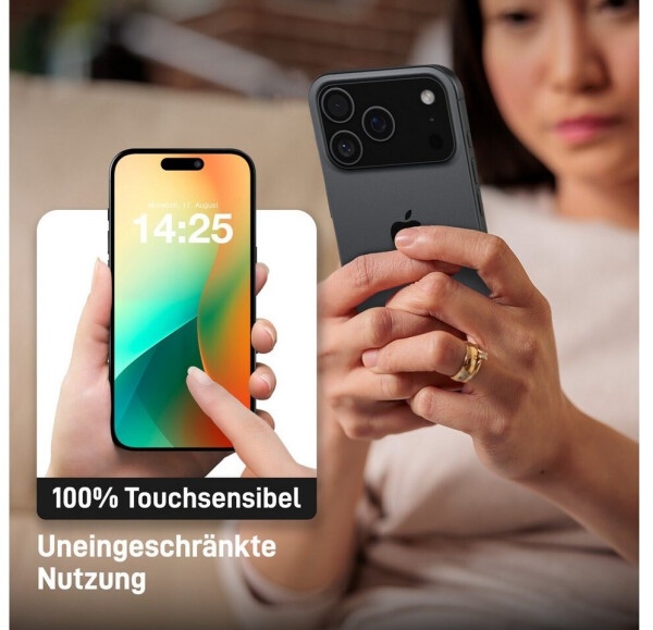 Tec-Expert Displayschutzglas 2x 9H für Apple iPhone 17 Pro Displayfolie, Bild 6
