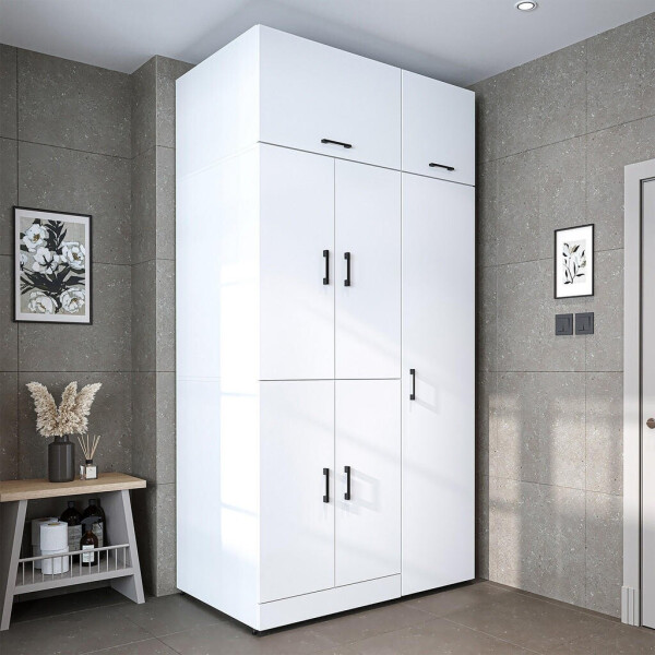 Roomart Dora Washing Machine and Dryer Cabinet white, Bild 3