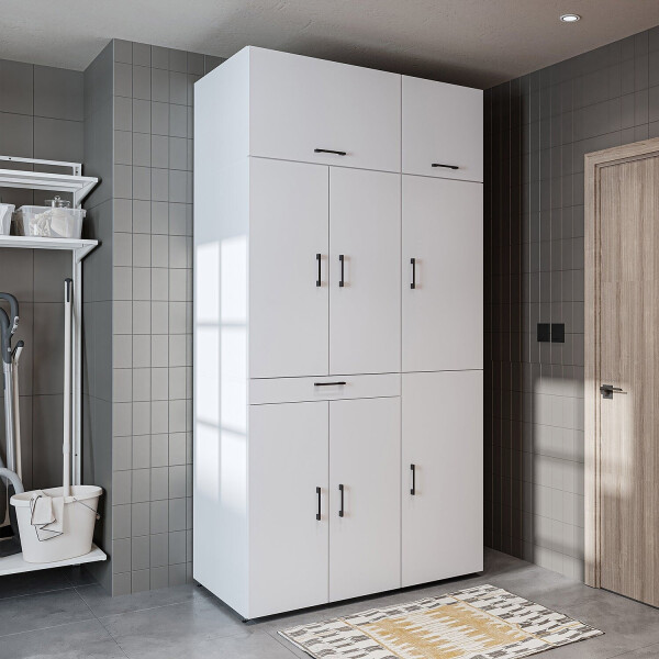 Roomart Dora Washing Machine and Dryer Cabinet white, Bild 5