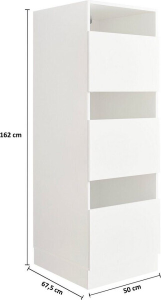 Laundreezy Waschmaschinenschrank für Trockner 117,5x 200x 67,5 cm weiß, Bild 5