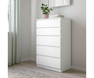 Ikea KULLEN Kommode mit 5 Schubladen weiß 70 x 40 x 112 cm ab 79,00 € (Oktober 2026)