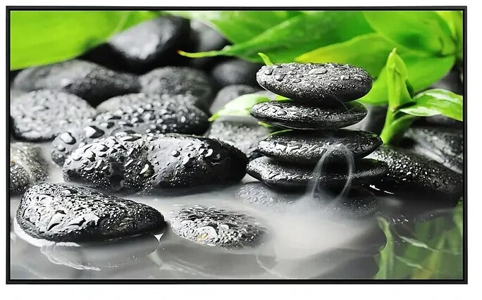 papermoon Infrared Image Heater Zen Basalt Stones (100 x 60 cm 800 W)