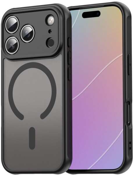 Betterfon Matte Case Magnetisches für iPhone 17 Pro Max Schutzhülle Kratzfest Passgenau in Schwarz