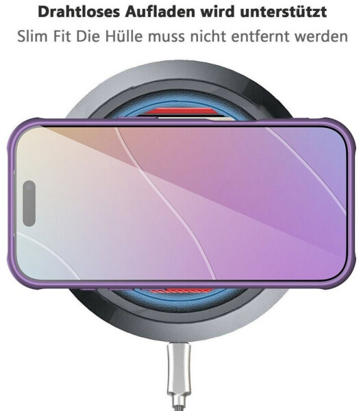Betterfon Matte Case Magnetisches für iPhone 17 Pro Max Schutzhülle Kratzfest Passgenau in Lila, Bild 8