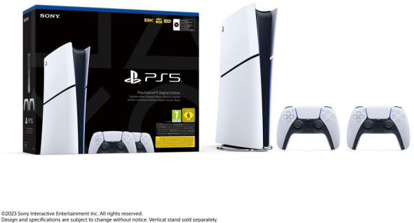 Sony PlayStation 5 Slim (PS5 Slim) Digital Edition Standard Edition 825GB + 2 Controller, Bild 7