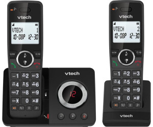 VTech CS2050 Draadloze Telefoon Met Antwoordapparaat, Eco Modus, Voor Ouderen, Oproepblokkering, Handsfree-Functie, Grote Toetsen, 1-Lijnweergave, Zwart