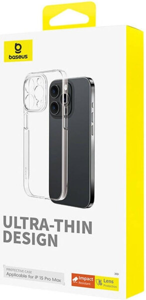 Baseus Phone Case for iPhone 15 ProMax OS-Lucent Series (Clear), Bild 3