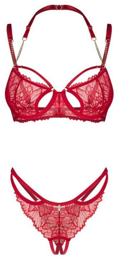 Obsessive Matildea Dessous-Set mit Bgel-BH & Ouvert-String rot ab 27.55 | Vergleiche 11 Angebote auf idealo.de Obsessive Matildea Dessous-Set mit Bgel-BH & Ouvert-String rot ab 27.55 | Vergleiche 11 Angebote auf idealo.de