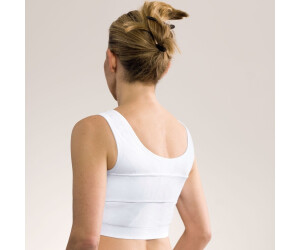 Carefix Anna Post-OP BH – Medizinischer Kompressions-BH Mit Vorderverschluss, Nahtlos & Bügellos, Atmungsaktiv, Größen S–2XL, Schwarz/Weiß/Beige