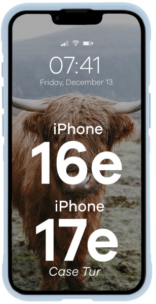 Bizon Robuste Handyhülle für iPhone 16e Case Tur Hellblau, Bild 6