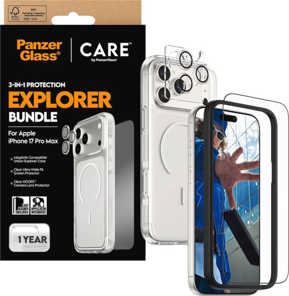 PanzerGlass CARE by PanzerGlass 3-in-1 Set iPhone 17 Pro Max, Bild 4