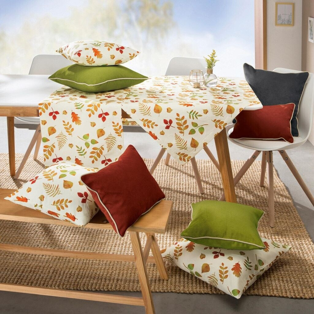 Erwin Müller bügelfreie Mitteldecke 80x80 cm Blätter ab 19,95 € (Oktober 2026)