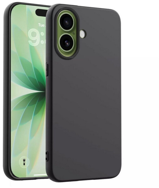 Betterfon Hülle für Apple iPhone 17 Handyhülle Back Cover Silikon Case Bumper in Schwarz