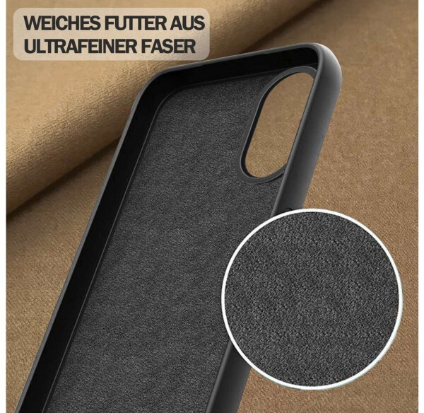Betterfon Hülle für Apple iPhone 17 Handyhülle Back Cover Silikon Case Bumper in Schwarz, Bild 4