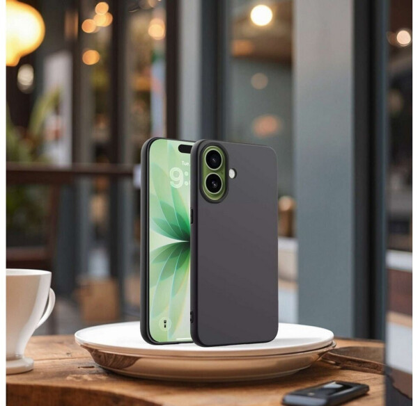 Betterfon Hülle für Apple iPhone 17 Handyhülle Back Cover Silikon Case Bumper in Schwarz, Bild 8