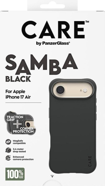 PanzerGlass CARE Hülle Apple iPhone Air MagSafe Samba Schwarz, Bild 3