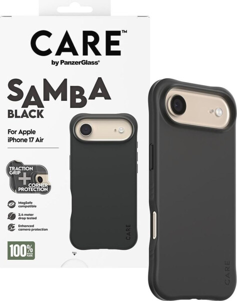 PanzerGlass CARE Hülle Apple iPhone Air MagSafe Samba Schwarz, Bild 4