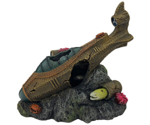 Aquadella Steampunk versunkenes U Boot S 14,7 x 8,9 x 13,3 cm