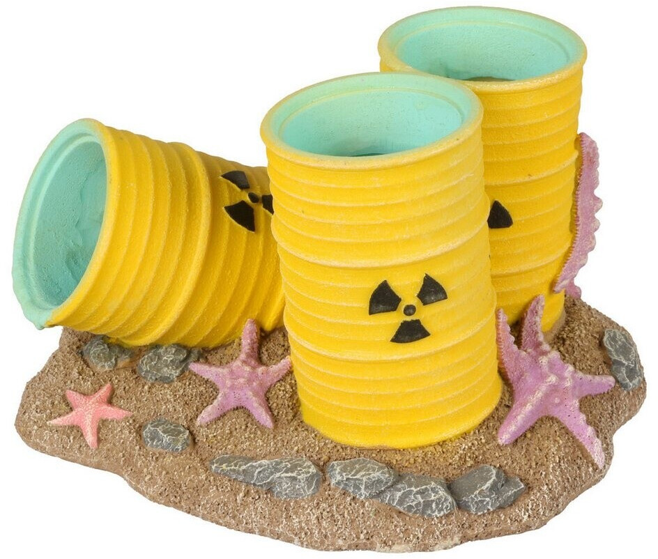 Aquadella Radioaktive Fässer leuchtend M 16 x 12 x 9 cm