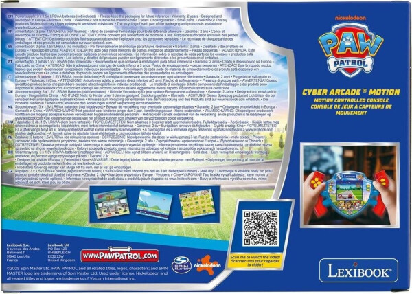 Lexibook Cyber Arcade Motion Paw Patrol, Bild 5
