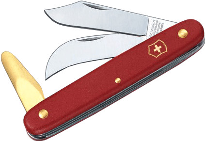 Victorinox Couteau de greffage rouge 3.9116