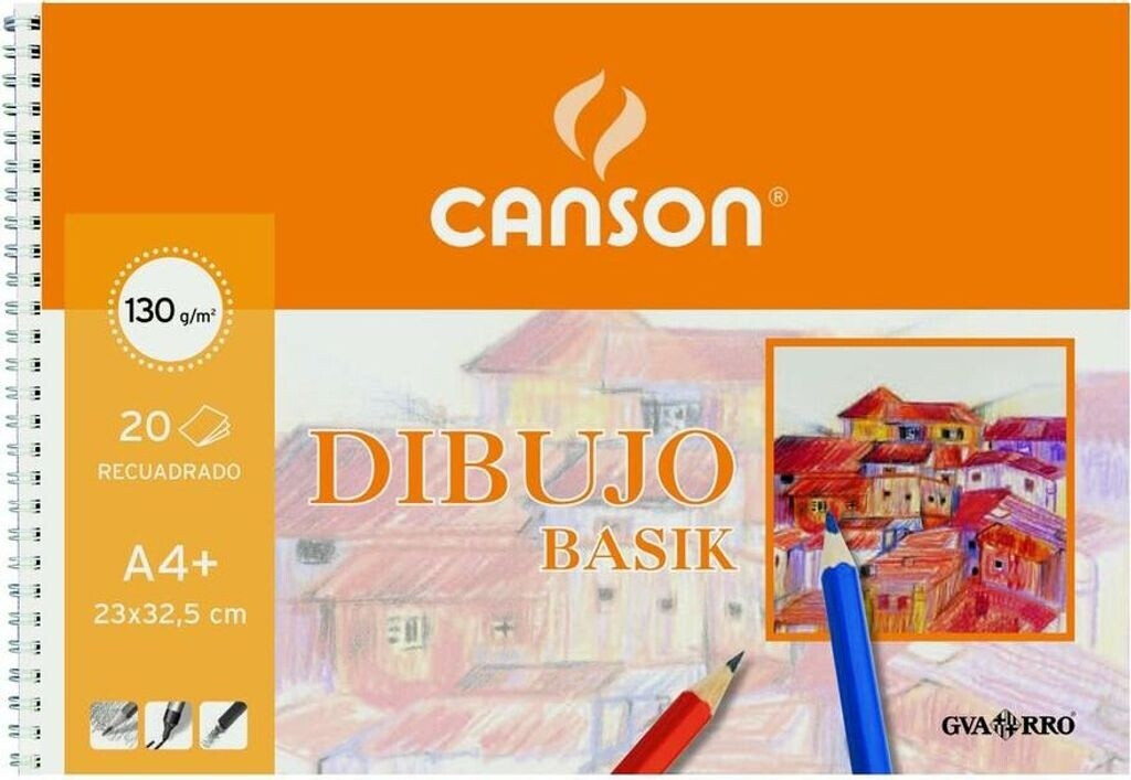 Canson Zeichenblock Canson Basik weich Mit Box Mikroperforiert 130 g/m² ...