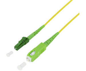 LogiLink FPSLS02 Simplex LWL Patchkabel SM OS2 SC/APC LC/APC 2 m