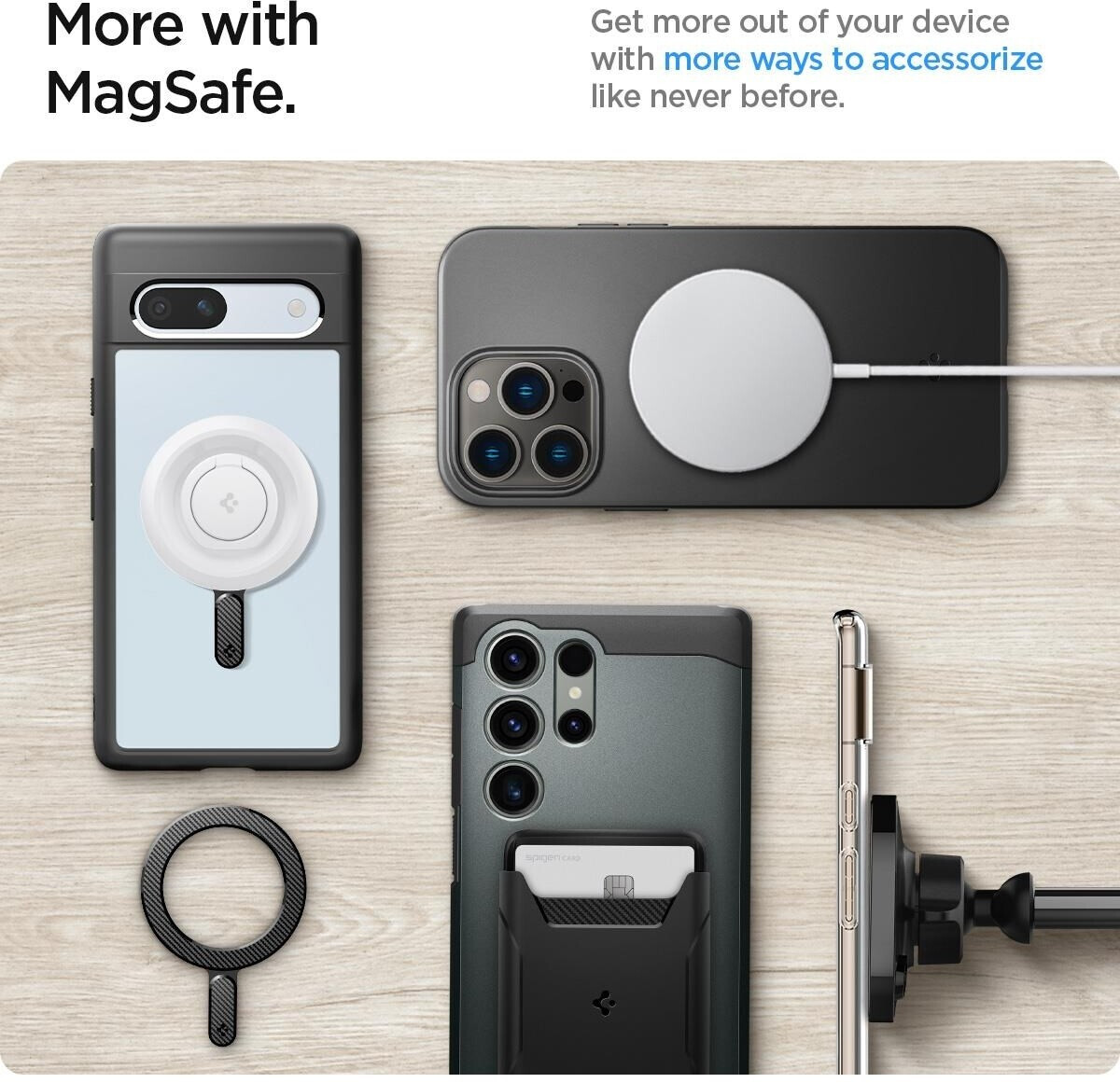 Spigen Spigen OneTap MagSafe Magnetic Plate Carbon - view 13