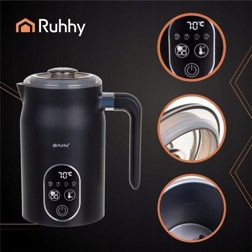 Ruhhy Ruhhy Electric Milk Frother Hot/Cold Milk Foam for Latte Cappuccino - view 6