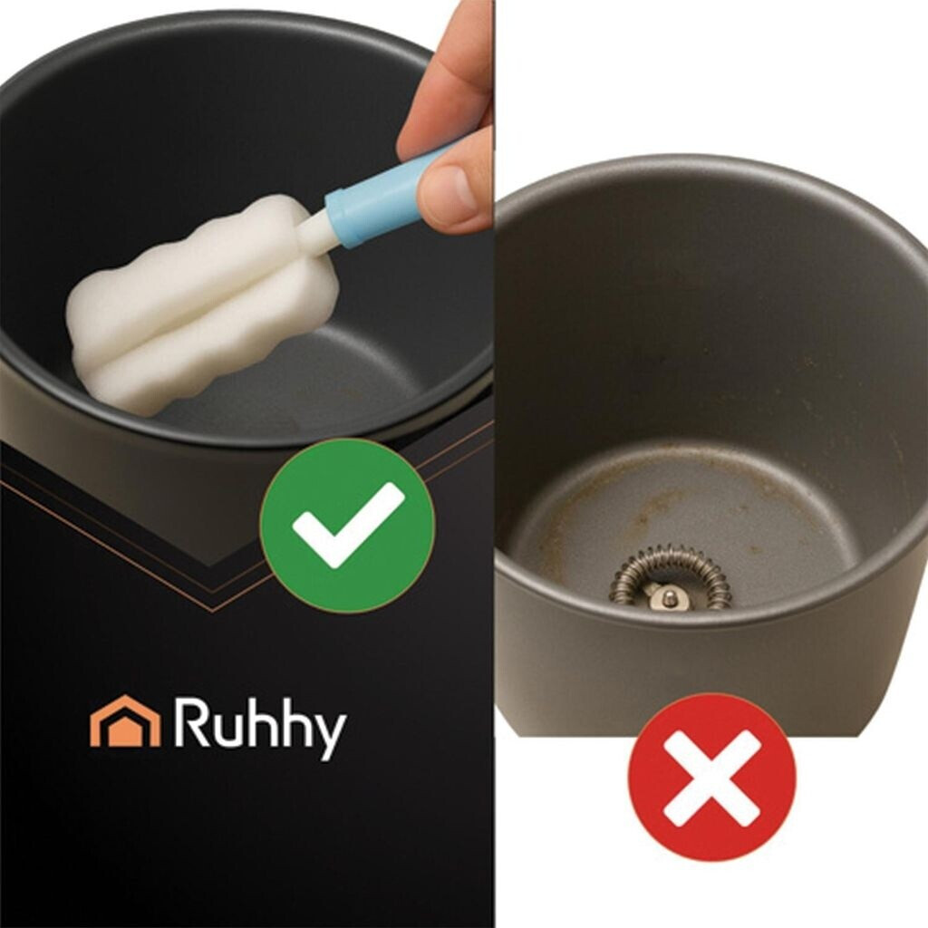 Ruhhy Ruhhy Electric Milk Frother Hot/Cold Milk Foam for Latte Cappuccino - view 9