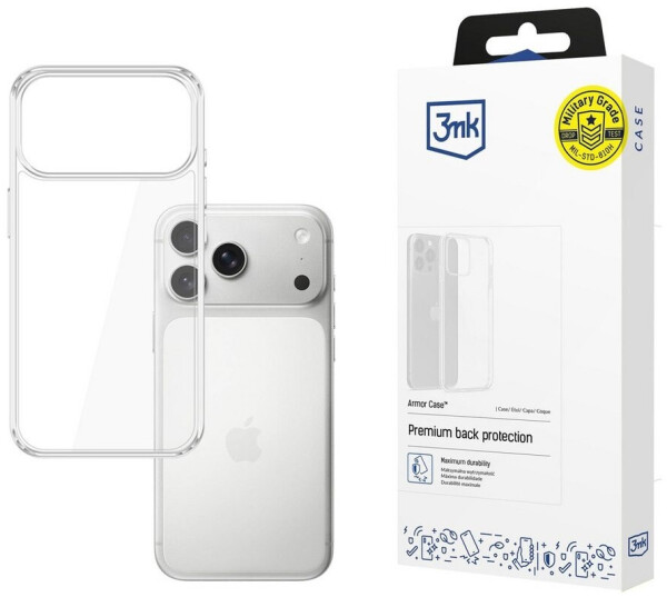 3mk Armor Case Apple iPhone 17 Pro Max Transparent