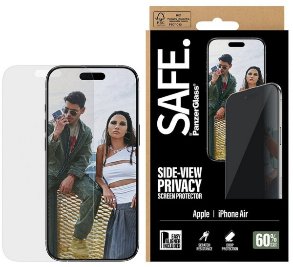 PanzerGlass SAFE. by PanzerGlass Privacy Screen Protector iPhone Air | Ultra-Wide Fit w. EasyAligner, Bild 2