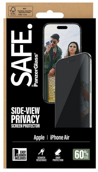 PanzerGlass SAFE. by PanzerGlass Privacy Screen Protector iPhone Air | Ultra-Wide Fit w. EasyAligner, Bild 3