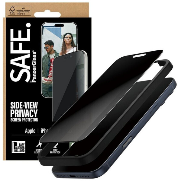 PanzerGlass SAFE by PanzerGlass Privacy Screen Protector iPhone 17 Pro Max | Ultra-Wide Fit w. EasyAligner, Bild 6