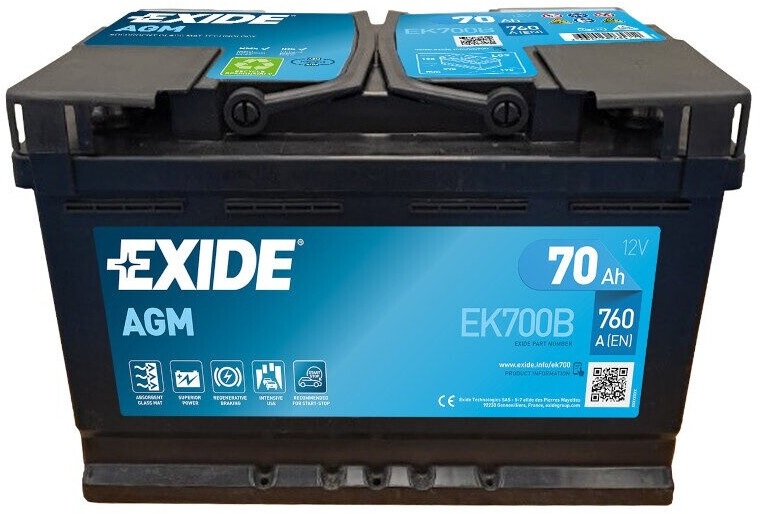 Exide EK700B ab 108,75 € | Preisvergleich bei idealo.de
