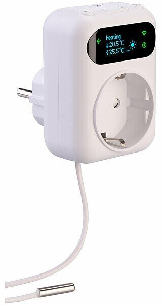 Revolt WLAN-Steckdosen-Thermostat für Heiz- & Klimageräte App 2 Sensoren, Bild 7
